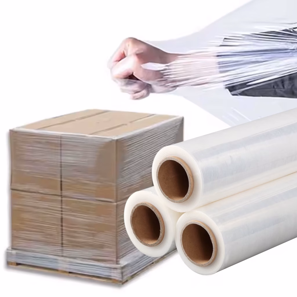 HDPE vs LLDPE for Film & Blow: 5 Crucial Factors 5 Rolls of LLDPE film grade material commonly used in flexible packaging production.