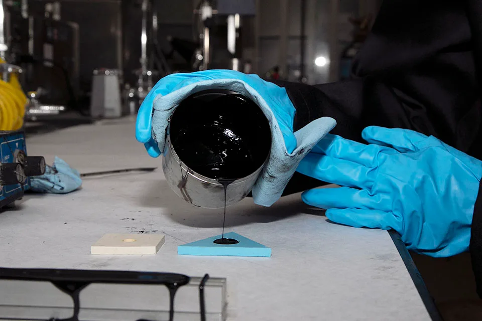 Bitumen penetration test apparatus measuring hardness of 60/70 grade