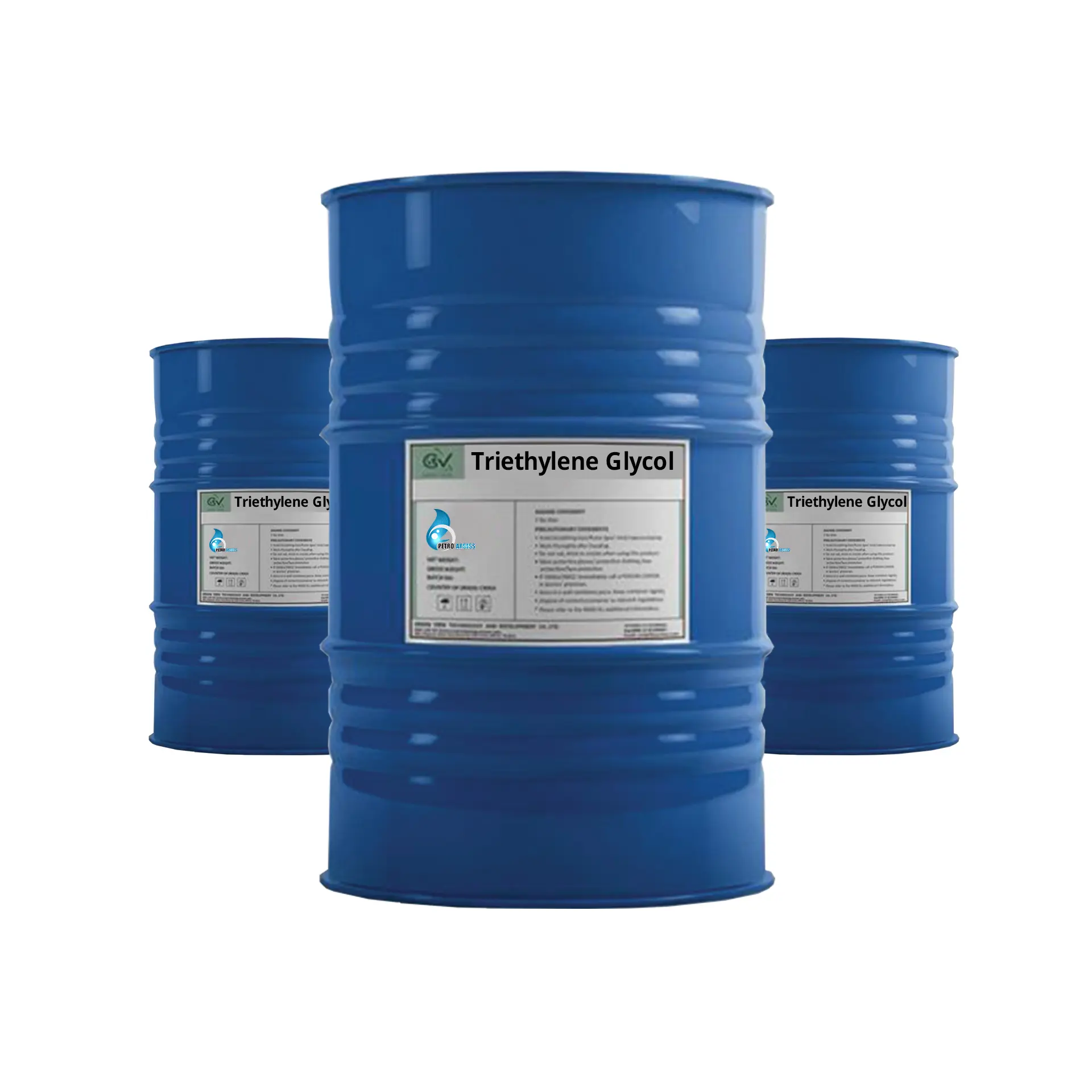 Ethylene Glycol (MEG, DEG, TEG) 9 Triethylene-Glycol-Blue